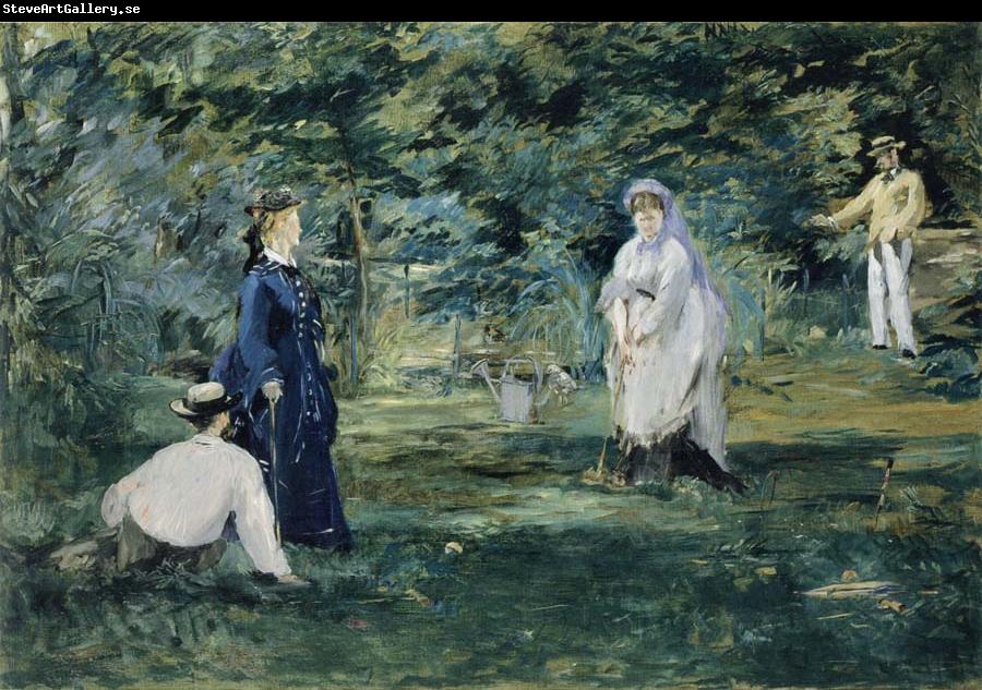 Edouard Manet A Game of Croquet